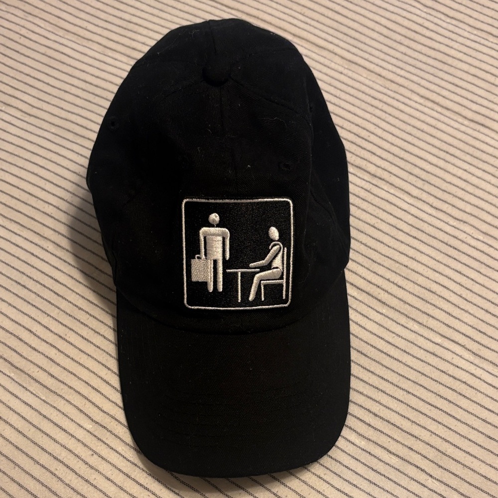The Office x Funko Black Cap with White Logo Tag